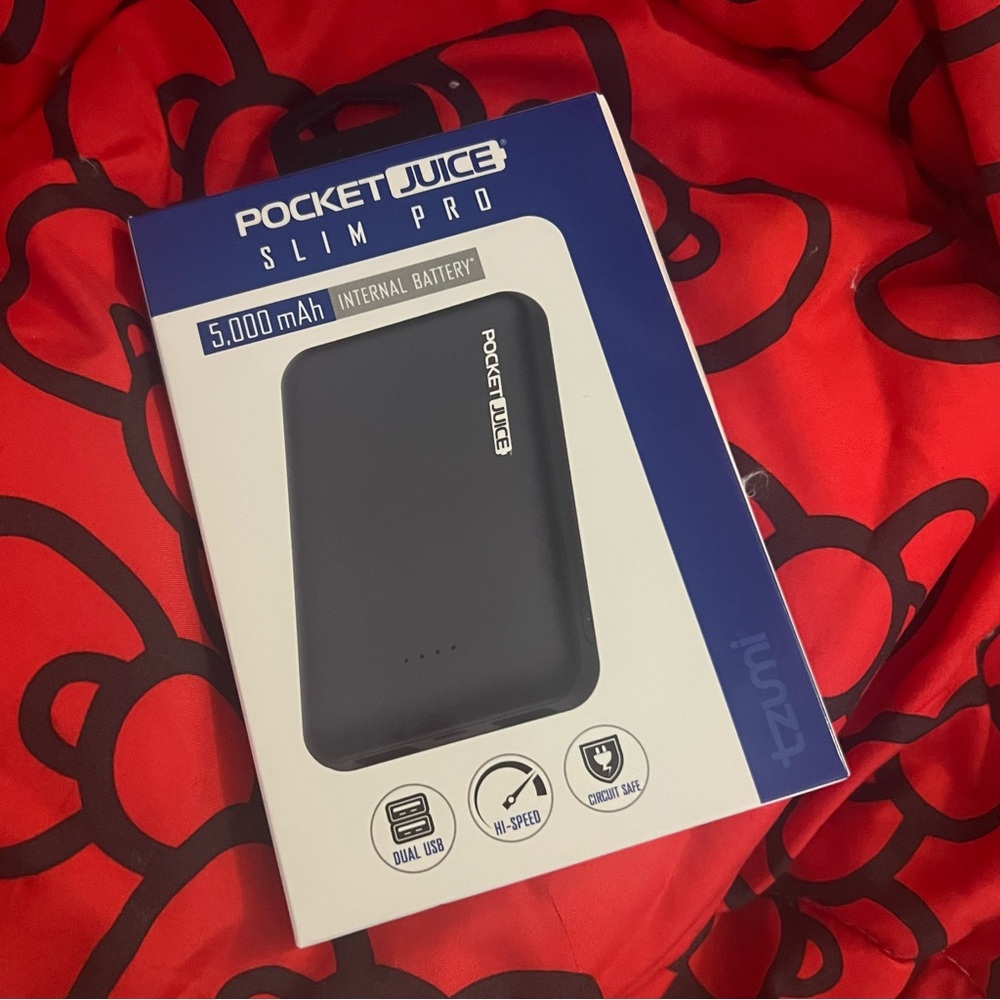 Pocket Juice Slim Pro 5000mAh Power Bank/Portable Charger